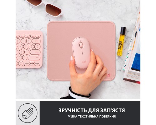 Килимок для мишки Logitech Mouse Pad Studio Series Darker Rose (956-000050)