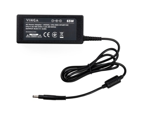 Блок живлення до ноутбуку Vinga HP 65W 19.5V 3.3А 4.8*1.7 long (VPA-1953-HP4817-101)