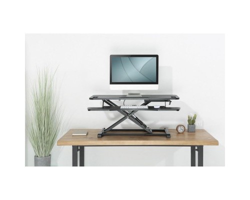 Столик для ноутбука Digitus Ergonomic Workspace Riser, 11-46cm, black (DA-90380-1)