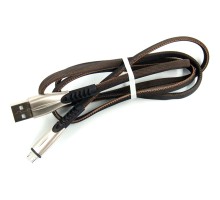 Дата кабель USB 2.0 AM to Micro 5P 1.0m black Dengos (PLS-M-PLSK-BLACK)
