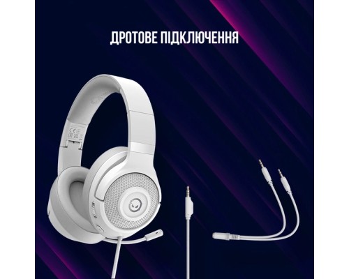 Навушники Lorgar Noah 101 Gaming 3.5 мм White (LRG-GHS101W)