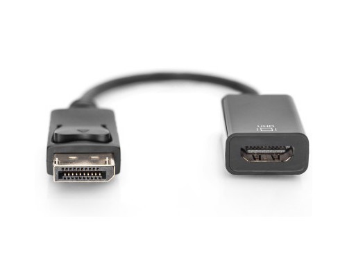 Перехідник DisplayPort to HDMI (M/F) Ultra HD active Digitus (AK-340415-002-S)
