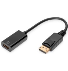 Перехідник DisplayPort to HDMI (M/F) Ultra HD active Digitus (AK-340415-002-S)