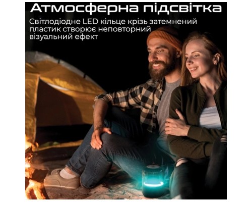 Акустична система Promate Glitz Black (glitz.black)