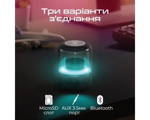 Акустична система Promate Glitz Black (glitz.black)