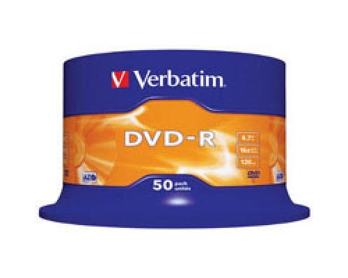 Диск DVD Verbatim 4.7Gb 16X CakeBox 50шт (43548)