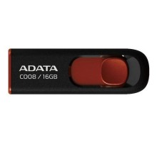 USB флеш накопичувач ADATA 16Gb C008 Black/Red USB 2.0 (AC008-16G-RKD)