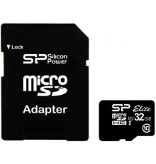 Карта пам'яті Silicon Power 32GB microSD Class 10 UHS-ISDR (SP032GBSTHBU1V10SP)