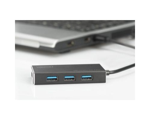 Концентратор Digitus USB 3.0 Hub, 4-port (DA-70240-1)