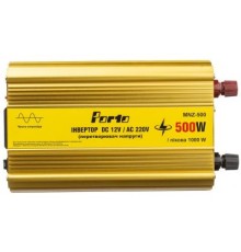 Автомобільний інвертор 12V/220V 500W, чиста синусоїда Porto (MNZ-500)