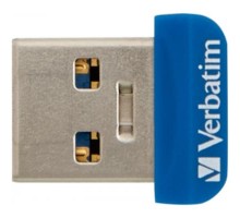 USB флеш накопичувач Verbatim 64GB Store 'n' Stay NANO Blue USB 3.0 (98711)