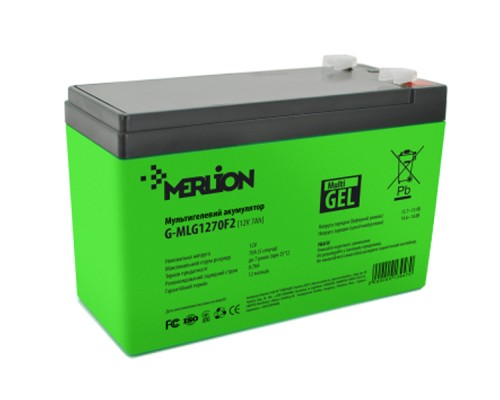 Батарея до ДБЖ Merlion 12V - 7.0 Ah (G-MLG1270F2)