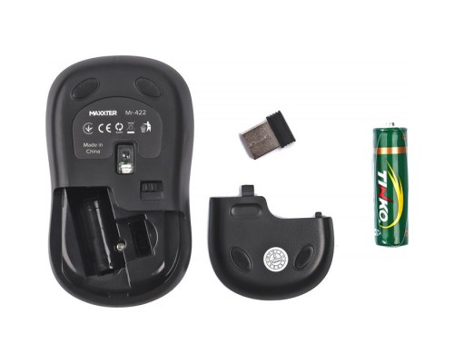 Мишка Maxxter Mr-422 Wireless Black (Mr-422)