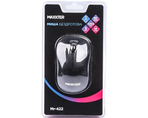Мишка Maxxter Mr-422 Wireless Black (Mr-422)