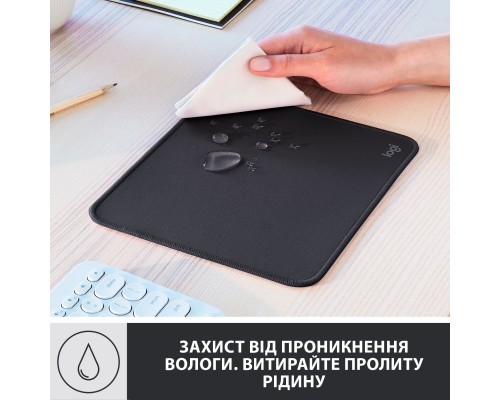 Килимок для мишки Logitech Mouse Pad Studio Series Graphite (956-000049)