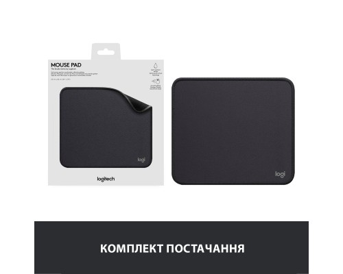 Килимок для мишки Logitech Mouse Pad Studio Series Graphite (956-000049)