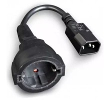 Кабель живлення C14 М to SCHUKO F Atcom (10014)