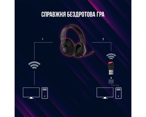 Навушники Lorgar Noah 701 Black (LRG-GHS701)