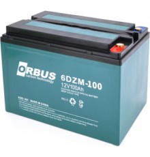 Батарея до ДБЖ Orbus 6-DZM-100 12V 100 Ah ( (REAL 65Ah ) (6-DZM-100)