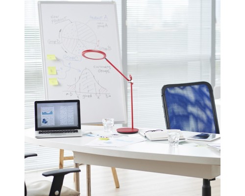 Настільна лампа Videx VL-TF15R 20W 4100K 220V red (26431)