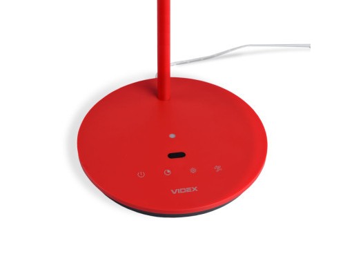 Настільна лампа Videx VL-TF15R 20W 4100K 220V red (26431)