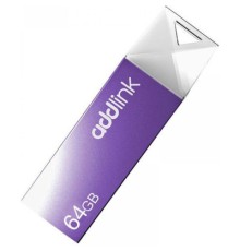 USB флеш накопичувач AddLink 64GB U10 Violet USB 2.0 (ad64GBU10V2)