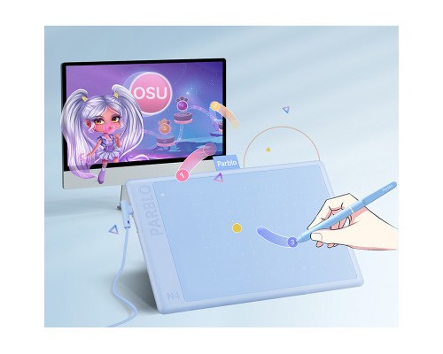 Графічний планшет Parblo Ninos N4 Blue (NINOSN4B)
