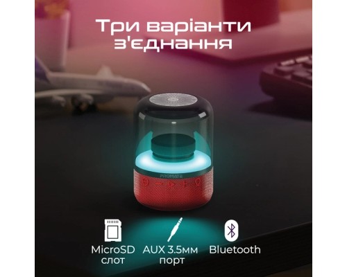 Акустична система Promate Glitz Red (glitz.red)