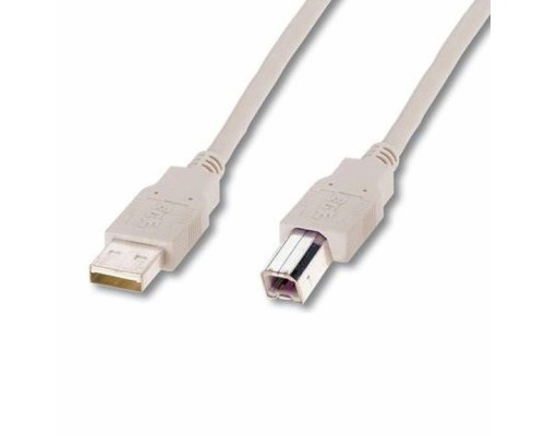 Кабель для принтера USB 2.0 AM/BM 1.8m Digitus (AK-300102-018-E)