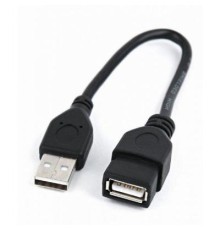 Дата кабель USB 2.0 AM/AF 0.15m Cablexpert (CCP-USB2-AMAF-0.15M)