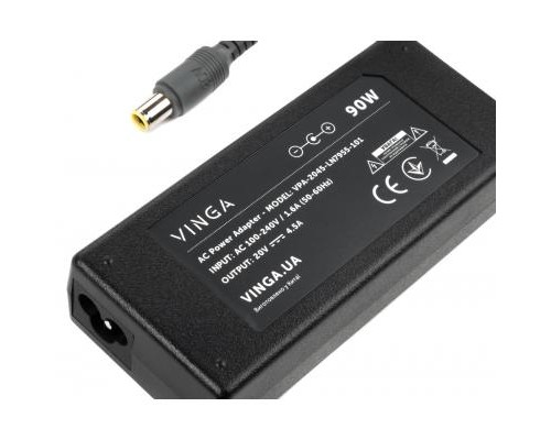 Блок живлення до ноутбуку Vinga Lenovo 90W 20V 4.5A 7.9*5.5 (VPA-2045-LN7955-101)