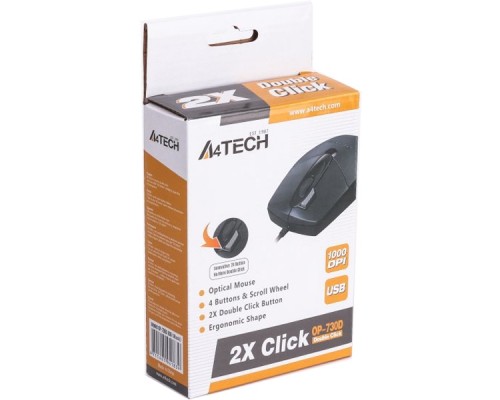 Мишка A4Tech OP-730D Black