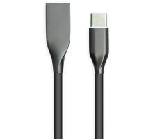 Дата кабель USB 2.0 AM to Type-C 1.0m black PowerPlant (CA911240)