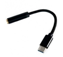 Перехідник Type-C to Audio 3.5mm (Plug-Socket) 0.12m Extradigital (KBA1760)