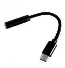 Перехідник Type-C to Audio 3.5mm (Plug-Socket) 0.12m Extradigital (KBA1760)