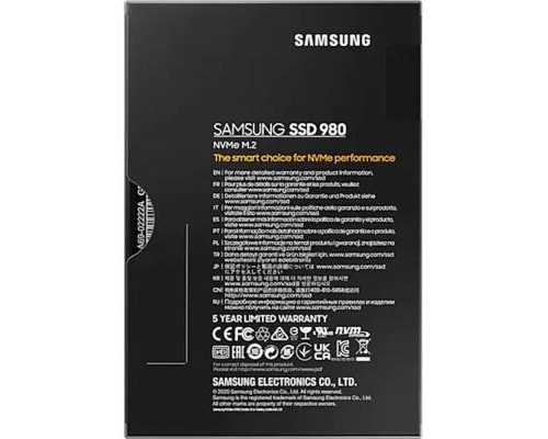 Накопичувач SSD M.2 2280 1TB Samsung (MZ-V8V1T0BW)