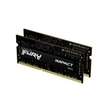Модуль пам'яті для ноутбука SoDIMM DDR4 16GB (2x8GB) 2666 MHz Fury Impact Kingston Fury (ex.HyperX) (KF426S15IBK2/16)