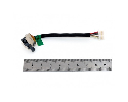 Роз'єм живлення ноутбука з кабелем HP PJ976 (4.5mm x 3.0mm + center pin), 8(7)-pin, 11 см (A49121)
