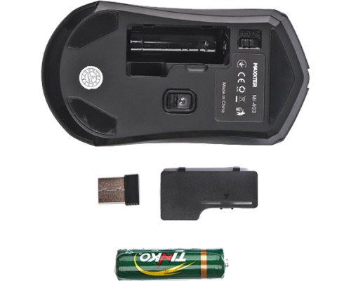 Мишка Maxxter Mr-403 Wireless Black (Mr-403)