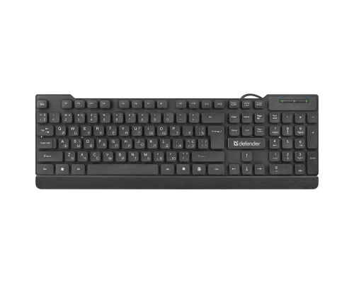 Клавіатура Defender Element HB-190 UKR USB Black (45192)