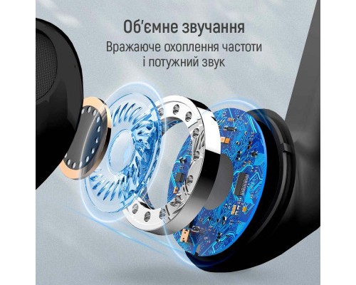 Навушники ColorWay Slim TWS-2 Earbuds Black (CW-TWS2BK)