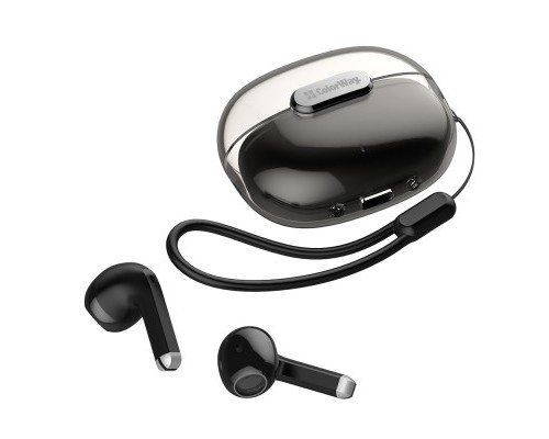 Навушники ColorWay Slim TWS-2 Earbuds Black (CW-TWS2BK)