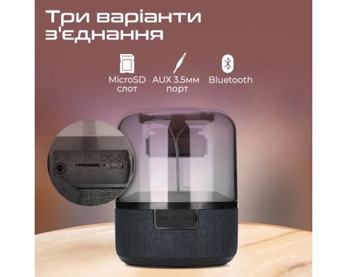 Акустична система Promate Glitz-L Black (glitz-l.black)