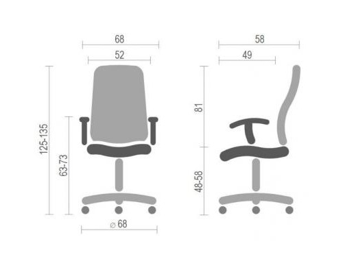 Крісло ігрове Аклас Пегас PL RL Красное (18529)