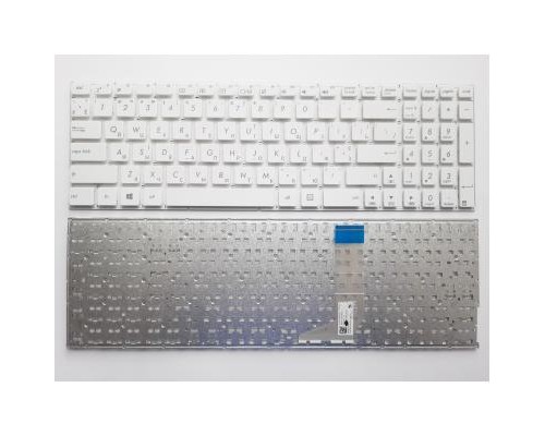 Клавіатура ноутбука ASUS VivoBook A556/X556/X756 белая (A46060)