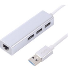 Концентратор Maxxter USB to Gigabit Ethernet, 3 Ports USB 3.0 (NEAH-3P-01)