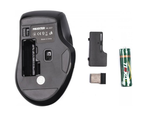 Мишка Maxxter Mr-407 Wireless Black (Mr-407)