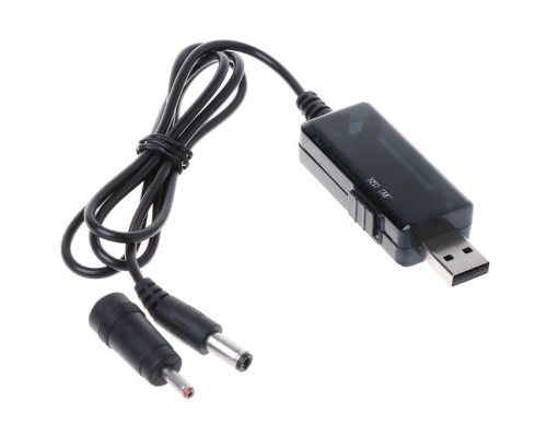 Кабель живлення USB 5V to DC 9V/12V 5.5*2.1/3,5*1,35 mm Dynamode (KWS-912V)