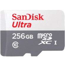 Карта пам'яті SanDisk 256GB microSDXC class 10 UHS-I Ultra (SDSQUNR-256G-GN3MN)