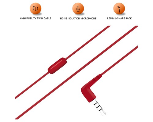 Навушники JBL C50 HI Red (JBLC50HIRED)